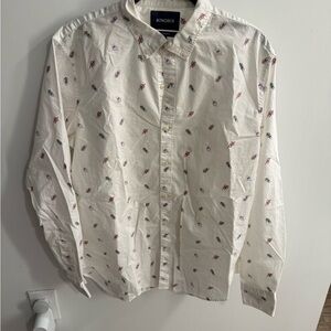 Bonobos Riviera Chambray in swimming print, size: L